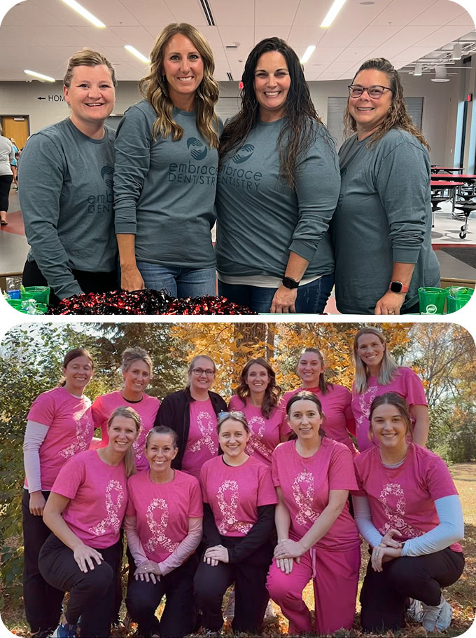 Embrace team members out and about