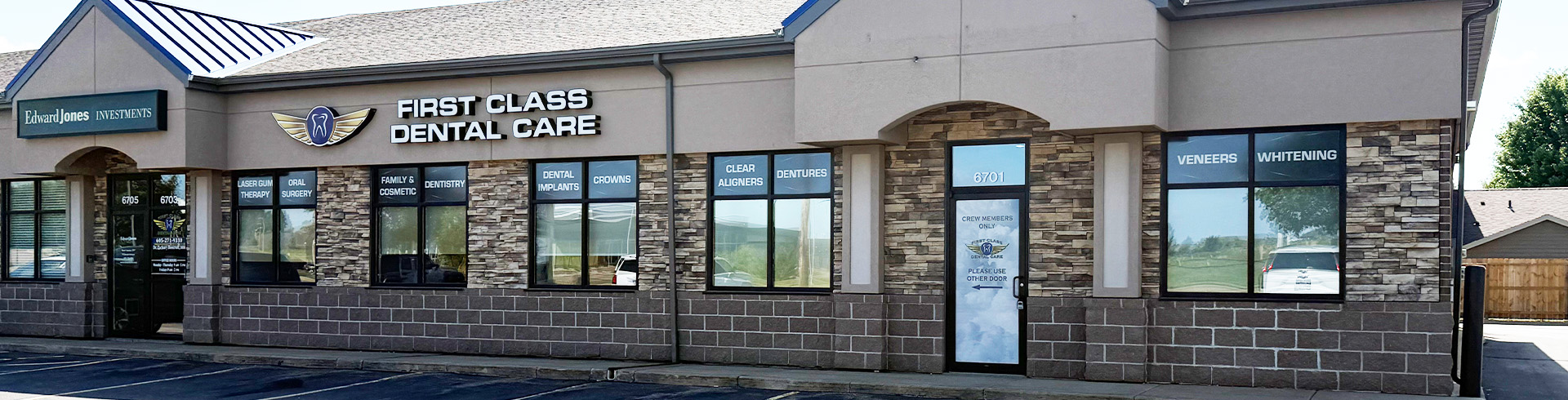 Exterior view of the Embrace Dentistry building in Sioux Falls